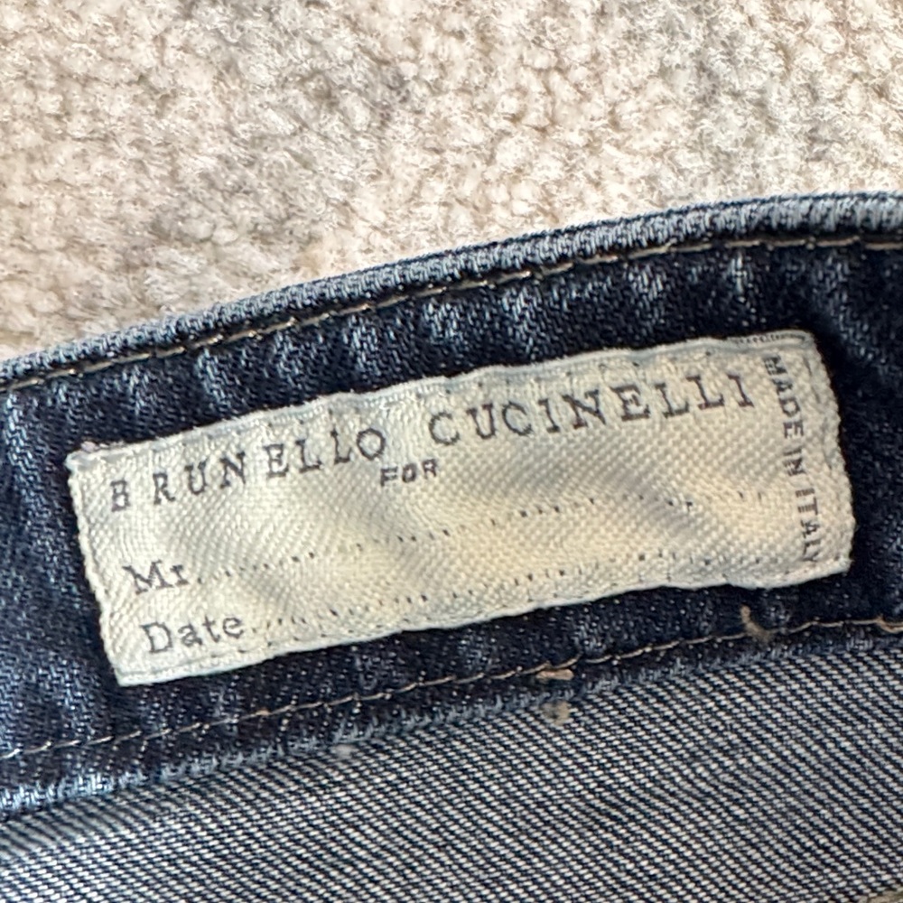 Brunello Cucinelli Leisure Fit Jeans, made in Italy, EU size 50, appr. 33-34/30 - Picture 8 of 16
